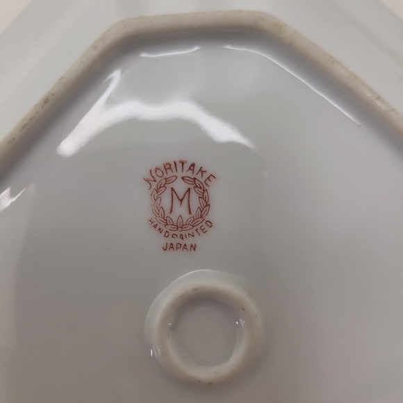 Set Art Deco 1930s Noritake Equestrian Jumping Hunting Scene Lemon Dish -Rare - Picture 5 of 9